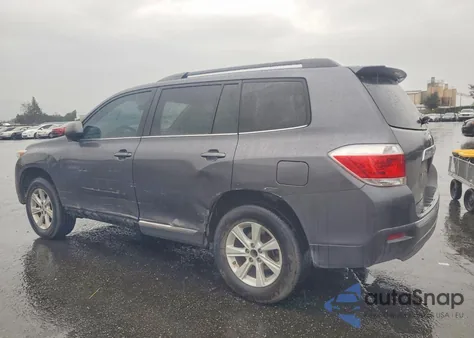 2012 Toyota Highlander Base z USA, uszkodzony, nr VIN 5TDZK3EH3CS058364